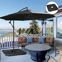Streamdale Furniture 4-Piece Cantilever Umbrella Base Weights for Cross Base Stands