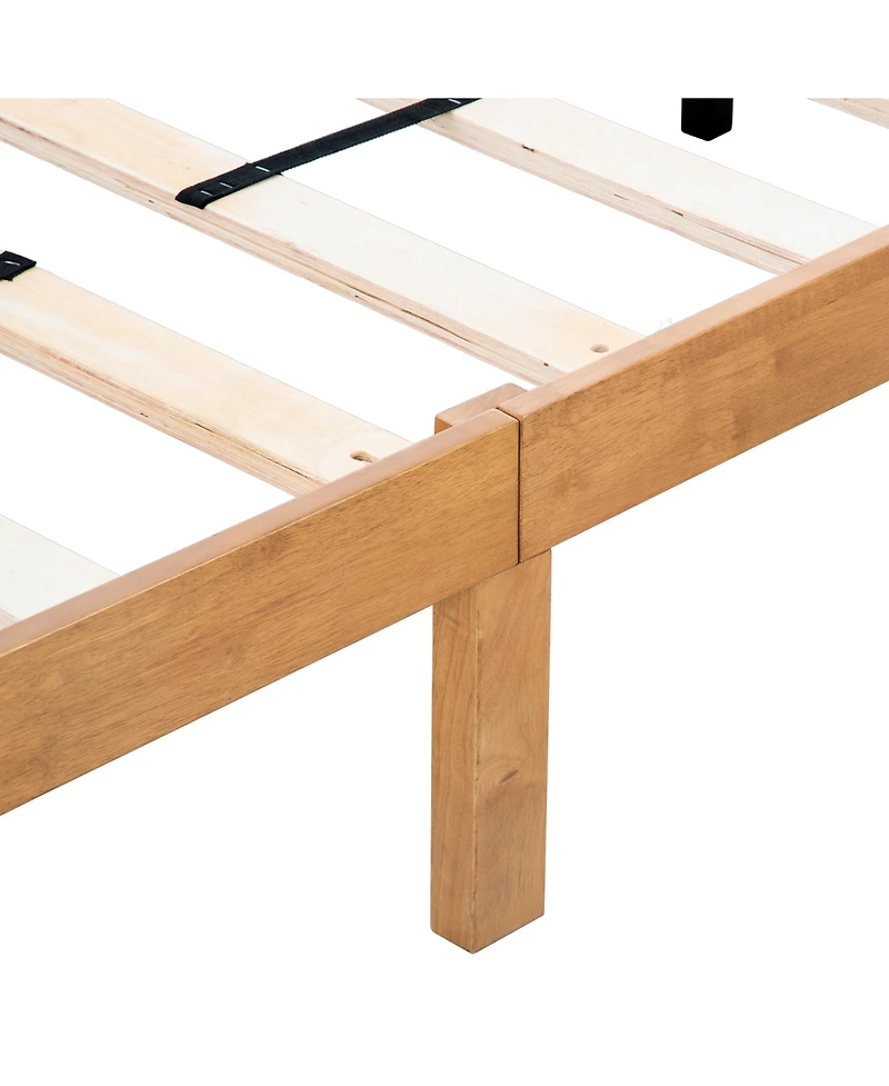 Streamdale Queen Platform Bed Frame with Strong Slat Support