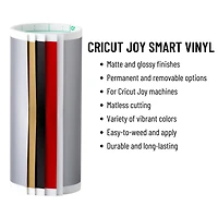 Cricut Joy Machine Rainbow Vinyl, Joy Starter Tool Set, and Transfer Tape Bundle