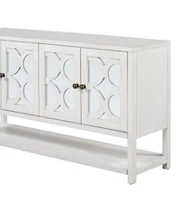 Streamdale Retro Console Cabinet with Mirrored Doors