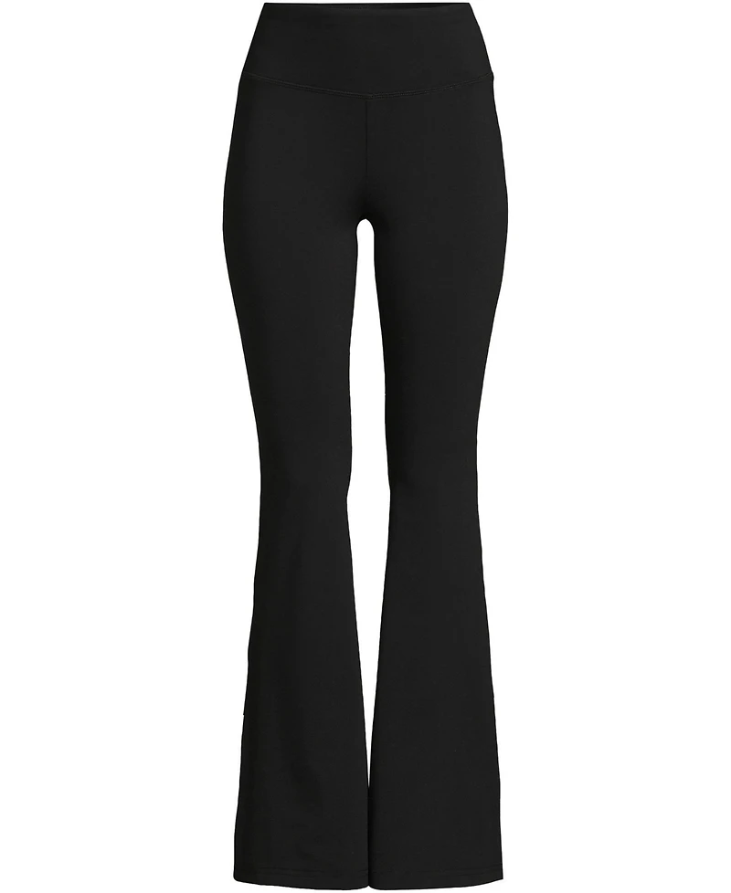 Lands' End Women's Active Hi Impact High Rise Slim Flare Pants