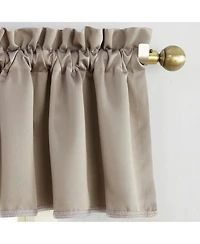 Grant Room Darkening Rod Pocket Curtain Valance