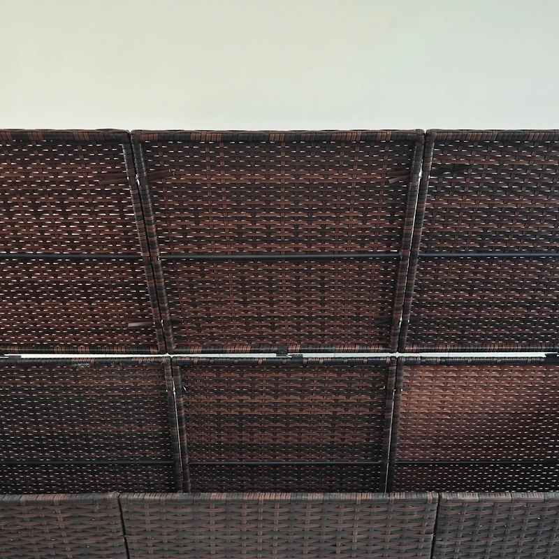 175 Gallon Outdoor Rattan Box with Inner Liner