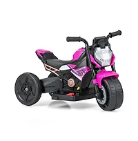 Kids Ride-on Motorcycle 6V Battery Powered Motorbike with Detachable Training Wheels-Red