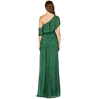 Lara Women's Off Shoulder Sheath Beaded Gown