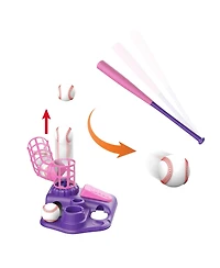 Contixo Kids Baseball Tee Set with 6 Balls - Adjustable Height, Fun T-Ball Game for Toddlers
