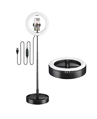 Yescom 10" Folded Selfie Led Ring Light Portable Dimmable for Makeup Livestream YouTube