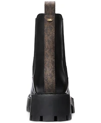 Michael Michael Kors Women's Asher Leather Lug Ankle Booties