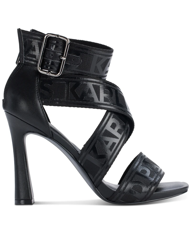 Karl Lagerfeld Paris Women's Careliz Strappy Sandals