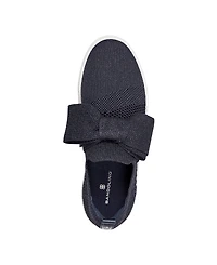 Bandolino Women's Bryce Bow Knit Slip On Sneakers