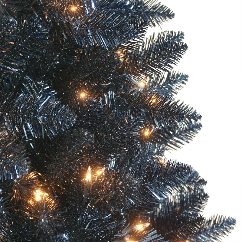 Puleo 7.5-ft. Gilford Pine Tree with 500 Clear Lights & Stand