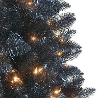 Puleo 7.5-ft. Gilford Pine Tree with 500 Clear Lights & Stand