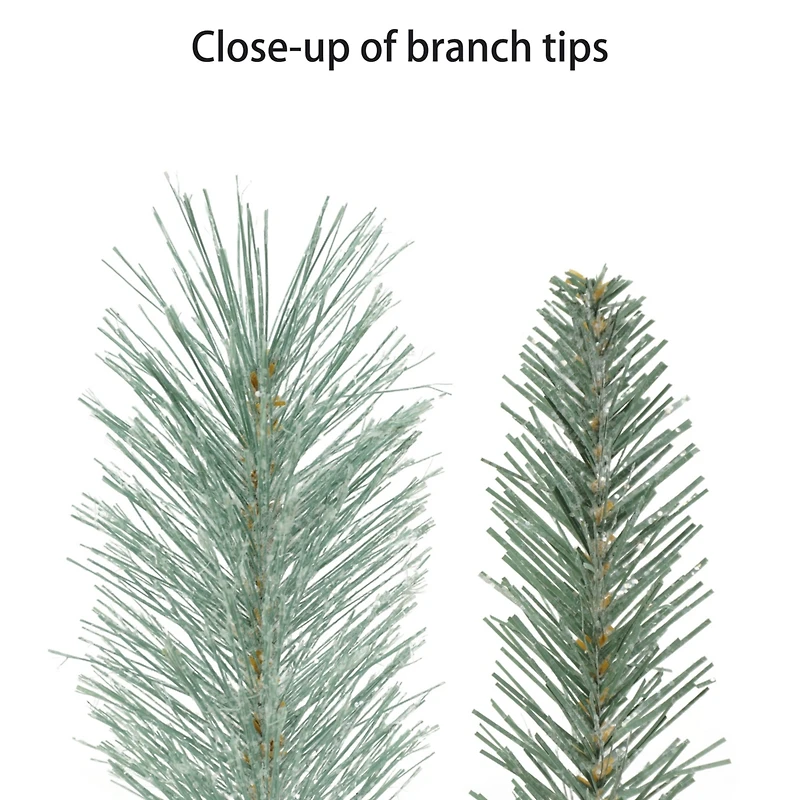 Puleo 7.5-ft. Stratford Pine Tree with 500 Clear Lights & Stand