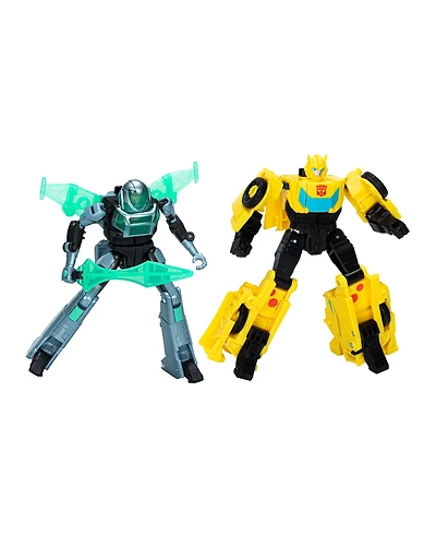 Transformers EarthSpark Cyber-Combiner Bumblebee and Mo Malto Action Figure