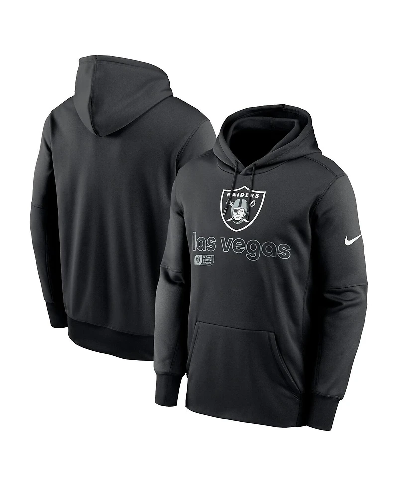 Nike Men's Black Las Vegas Raiders Big Tall Performance Pullover Hoodie
