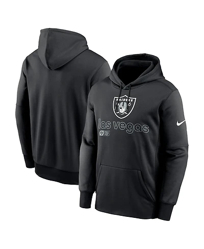 Nike Men's Black Las Vegas Raiders Big Tall Performance Pullover Hoodie