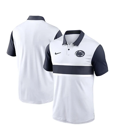 Nike Men's White Penn State Nittany Lions Primetime Campus Vapor Performance Polo