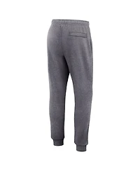 Jordan Men's Heather Gray Michigan Wolverines Primetime Club Fleece Jogger Pants