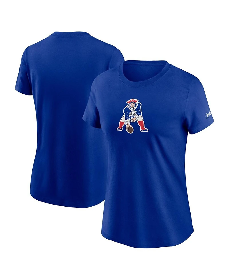 Nike Women's Royal New England Patriots Primary Logo T-Shirt