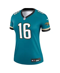 Nike Women's Trevor Lawrence Teal Jacksonville Jaguars Prowler Throwback Legend Jersey