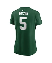 Nike Women's Garrett Wilson Legacy Green New York Jets Name Number T-Shirt