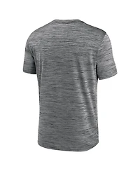 Nike Men's Anthracite West Virginia Mountaineers Campus Slant Velocity Performance T-Shirt