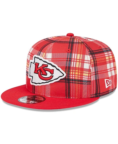 New Era Men's Red Kansas City Chiefs 2024 Sideline Statement 9FIFTY Snapback Hat