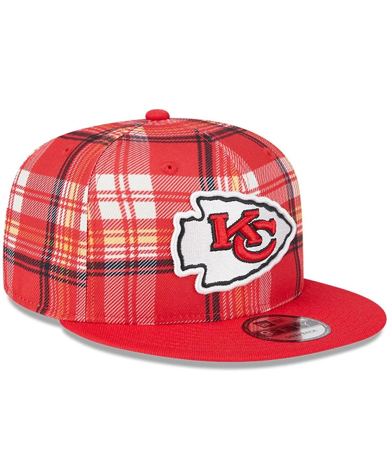 New Era Men's Red Kansas City Chiefs 2024 Sideline Statement 9FIFTY Snapback Hat