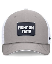 Nike Men's Gray/White Penn State Nittany Lions Local Trucker Adjustable Hat