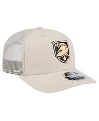 New Era Men's Natural Army Black Knights Canvas 9SEVENTY Stretch-Snap Hat