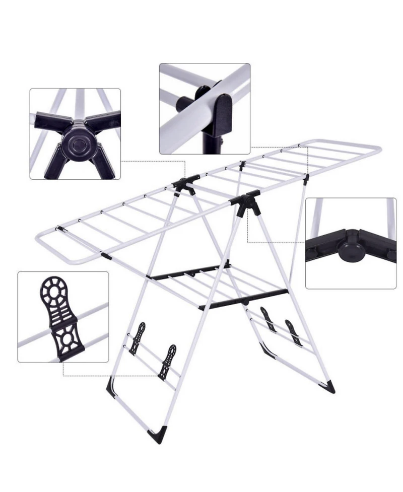 Portable Laundry Clothes Storage Drying Rack