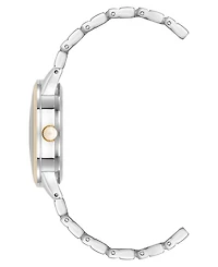 Anne Klein Women's Quartz Signature Round Roman Numeral Two-Tone Alloy Metal Watch, 29mm