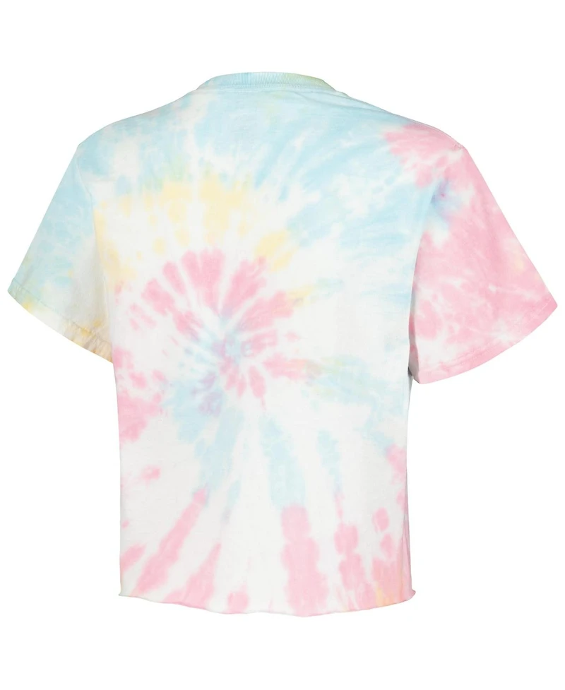 Mad Engine Men's and Women's Blue The Mandalorian Springtime for Baby Yoda Tie-Dye T-Shirt