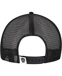 New Era Men's Black Black Panther 9FIFTY Snapback Trucker Hat