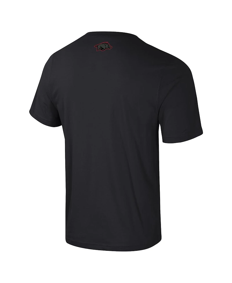 Colosseum Men's Black Arkansas Razorbacks Color Pop Active Blend T-Shirt