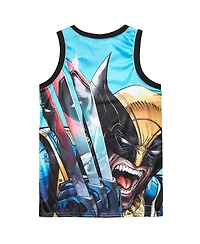 Chalk Line Men's Light Blue Deadpool Wolverine Homage Venice Jersey
