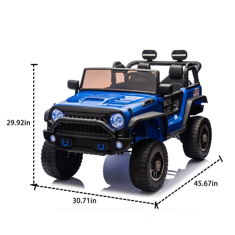 Streamdale 24V Electric Ride-On Truck with Parental Control