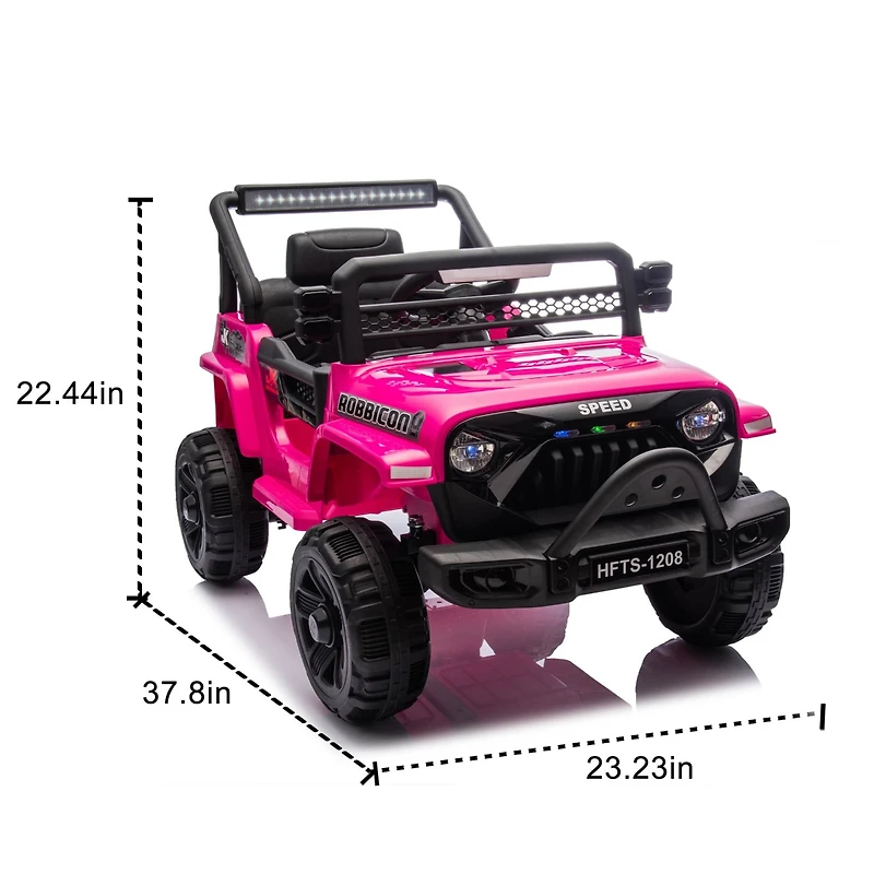 Streamdale 12V Kids Electric Ride On Truck w/ Parental Control