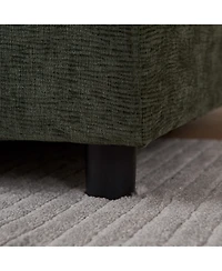 Streamdale Armless Upholstered Accent Chair with Adjustable Backrest