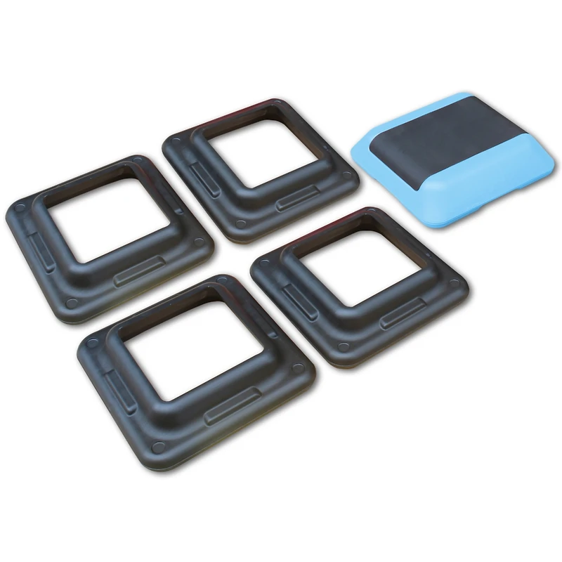 Streamdale Furniture Adjustable Fitness Step Platform with 4 Risers