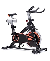Sugift Indoor Fixed Aerobic Fitness Exercise Bicycle with Flywheel and Lcd Display