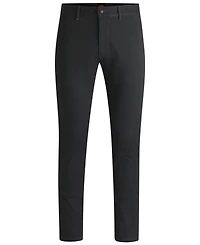 Boss by Hugo Boss Men's Slim-Fit Stretch-Cotton Trousers