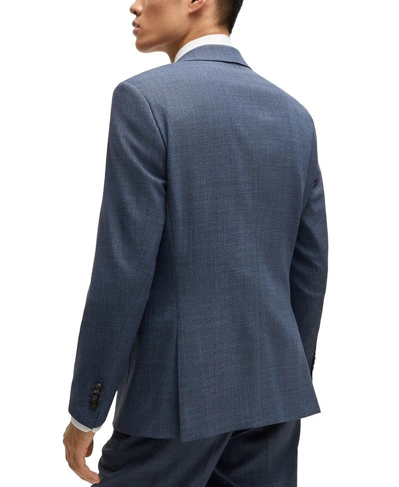 Boss by Hugo Boss Men's Micro-Patterned Regular-Fit Suit