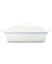 Le Creuset Stoneware Heritage Rectangular Covered Casserole, 4 Qt.