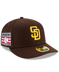 New Era Men's Brown San Diego Padres National Baseball Hall of Fame Low Profile 59FIFTY Fitted Hat