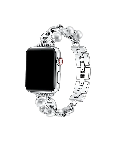Posh Tech Luna Faux Pearl Band for Apple Watch 44,45,46,49mm