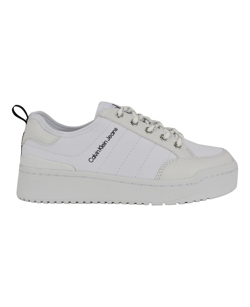 Calvin Klein Women's Austie Round Toe Casual Sneakers