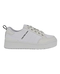 Calvin Klein Women's Austie Round Toe Casual Sneakers