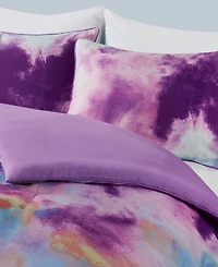 Intelligent Design Cassiopeia Watercolor Tie Dye 4-Pc. Duvet Cover Set, Full/Queen
