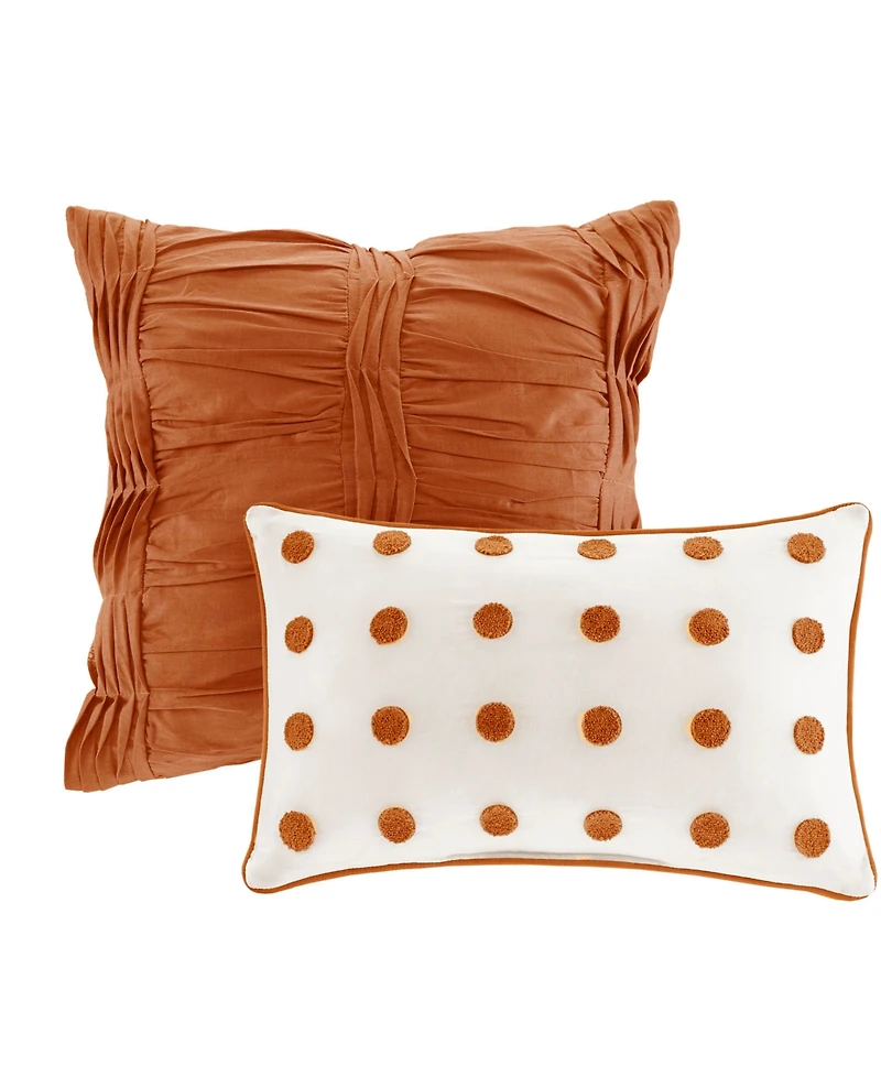 Intelligent Design Brooklyn Jacquard Cotton -Pc. Duvet Cover Set